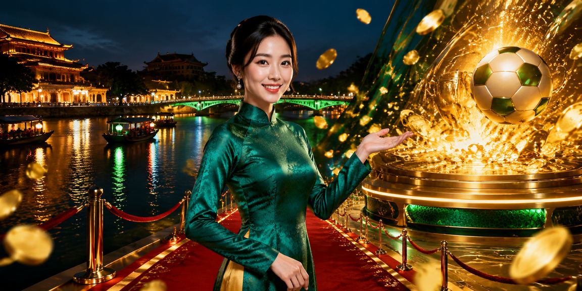 Người chơi tại Huế mặc áo dài theo dõi kết quả cá cược và voucher lễ hội