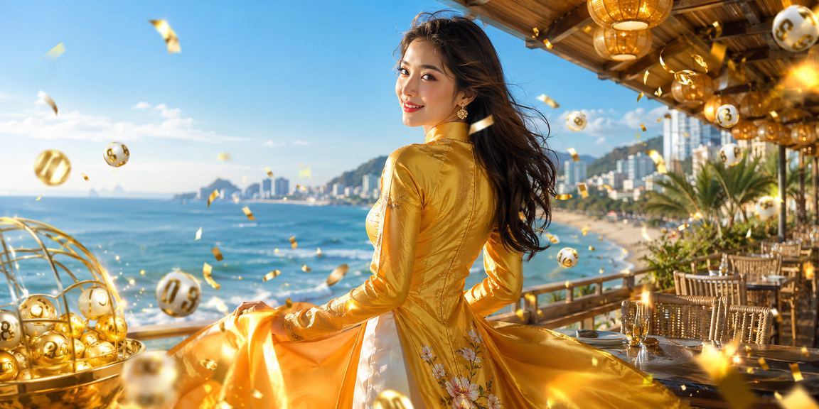 Xổ số và lô đề trực tuyến tại Vũng Tàu với trang phục áo dài truyền thống